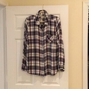 Caslon soft Plaid Button-Up Shirt - excellent condition - super soft